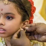 Karnavedh sanskar ear piercing ritual