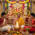 Rutu Shanti puja performed before childbirth rituals