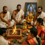 Mrityunjaya Homam mantra chanting by Vedic priest